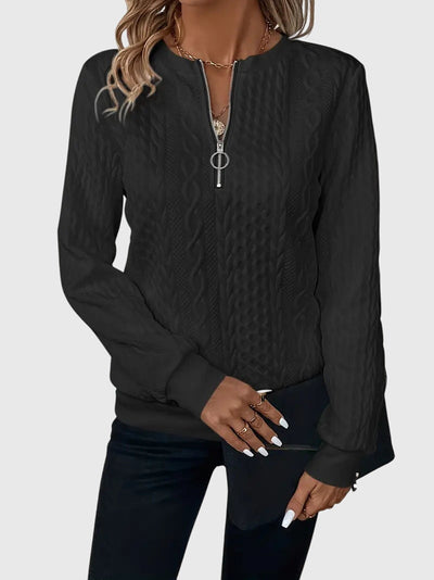 Nora™ | Sweater with Zipper