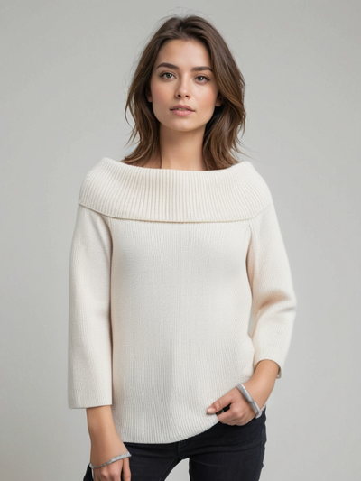 Off-Shoulder Sweater