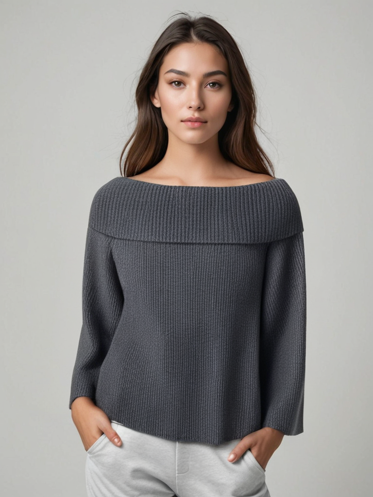 Off-Shoulder Sweater