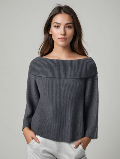 Off-Shoulder Sweater