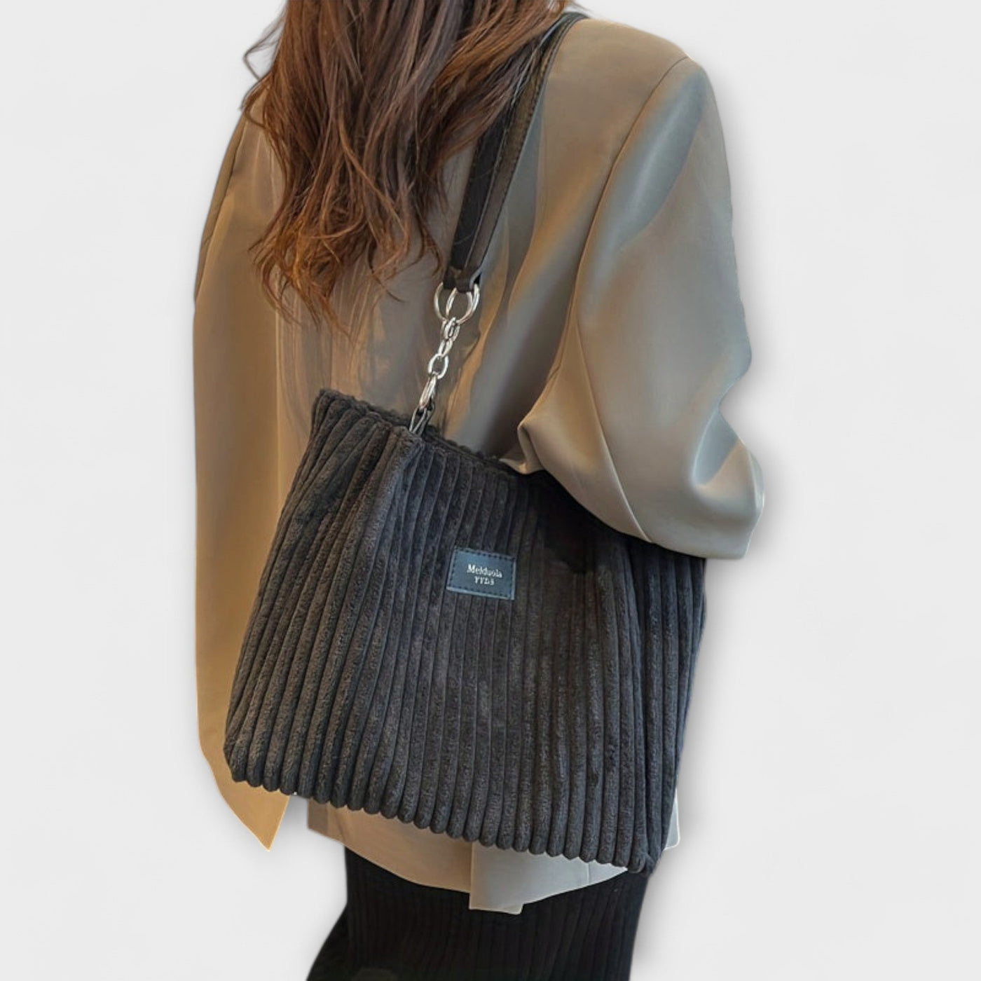 Lora. - Soft Cord Shoulder Bag