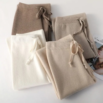 Wool-Knitted Trousers