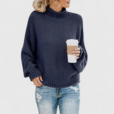 Laura – Knitted jumper with turtleneck