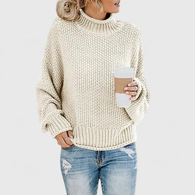 Laura – Knitted jumper with turtleneck