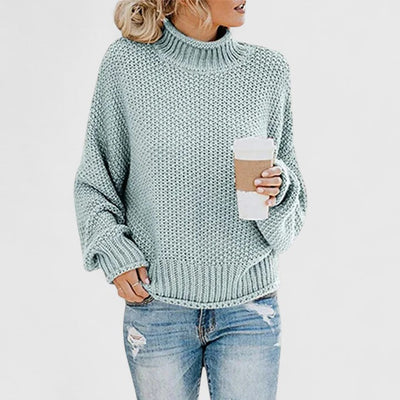 Laura – Knitted jumper with turtleneck