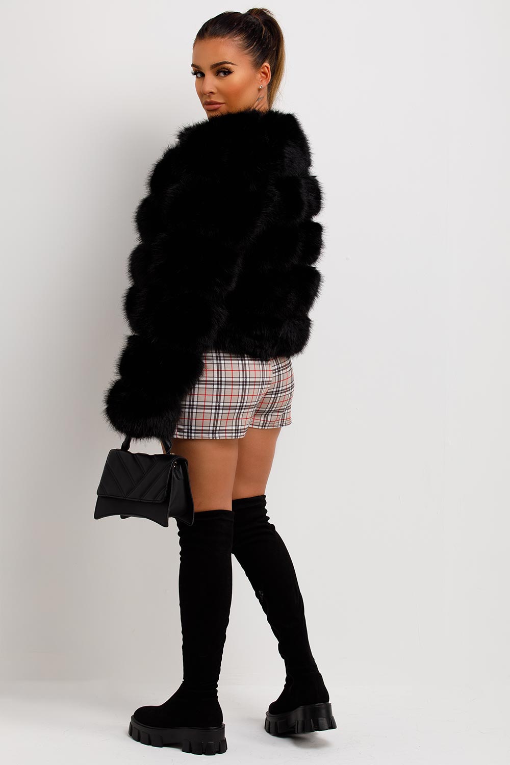 Faux-Fur Bubble Coat