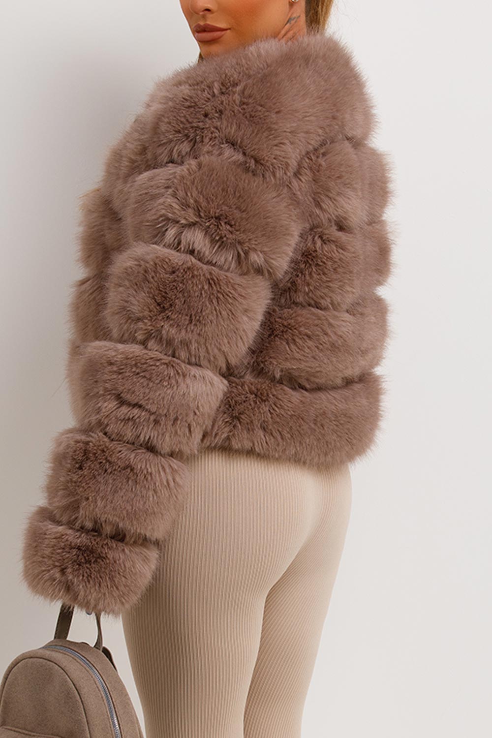 Faux-Fur Bubble Coat