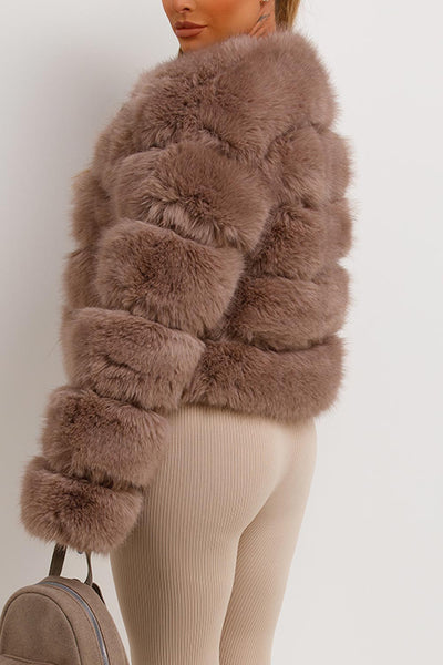 Faux-Fur Bubble Coat