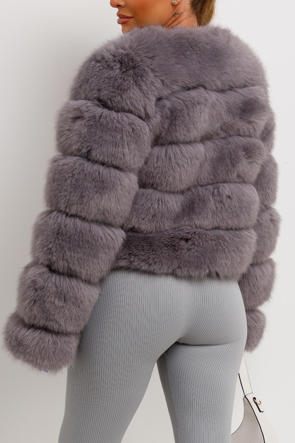 Faux-Fur Bubble Coat
