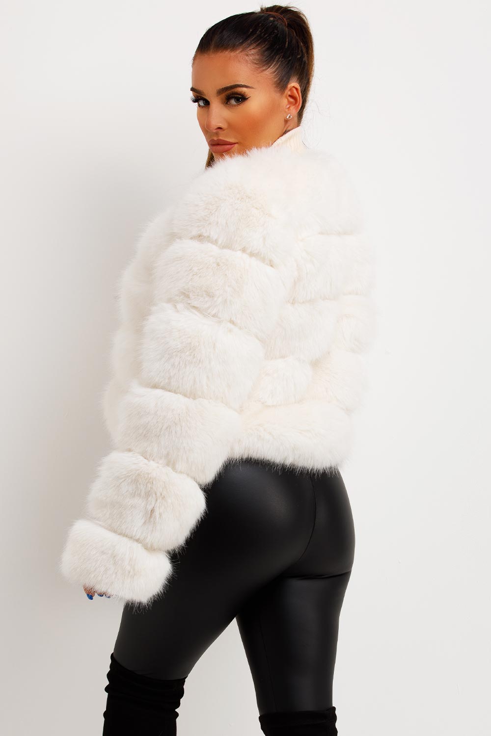 Faux-Fur Bubble Coat