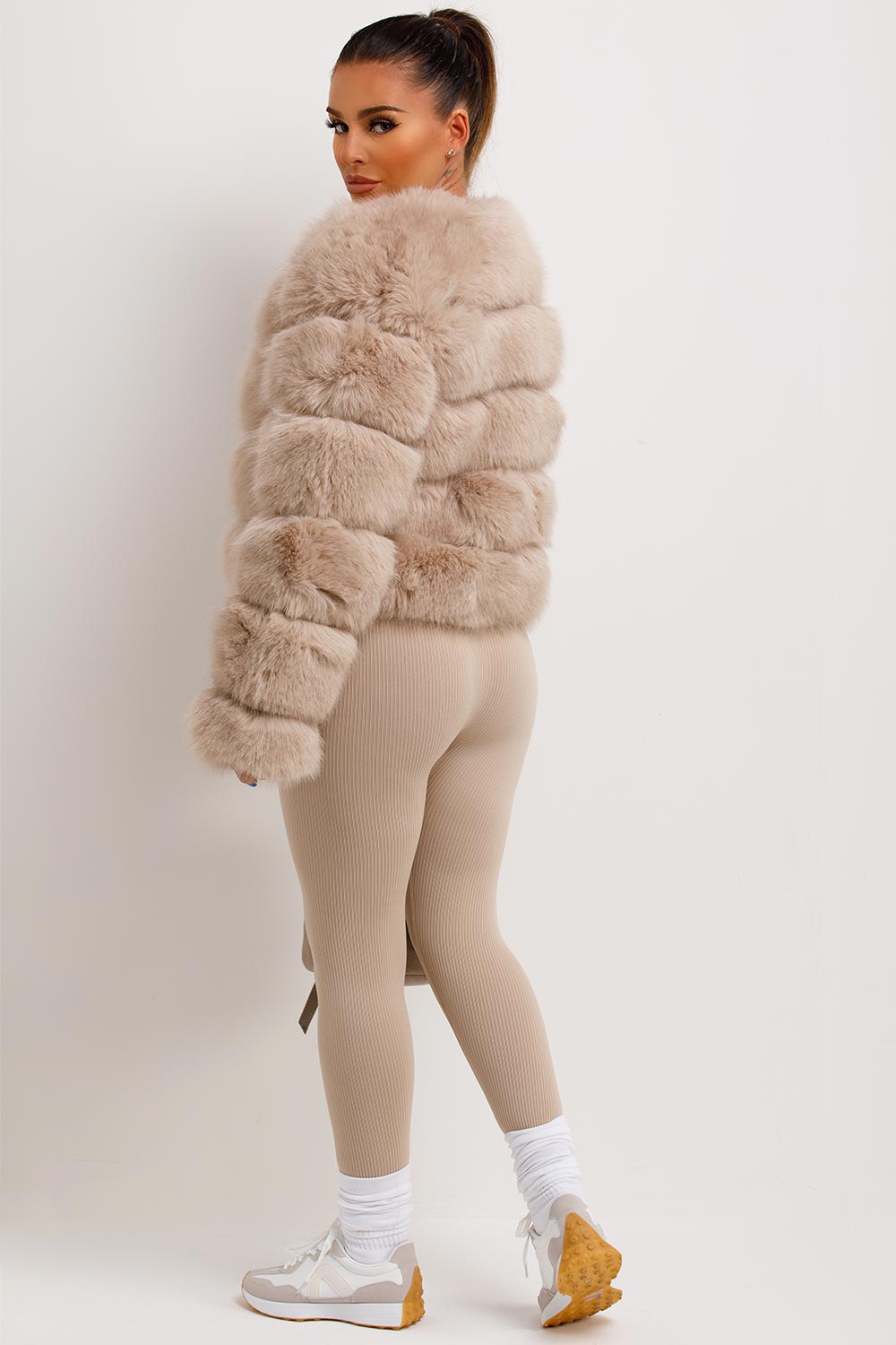 Faux-Fur Bubble Coat