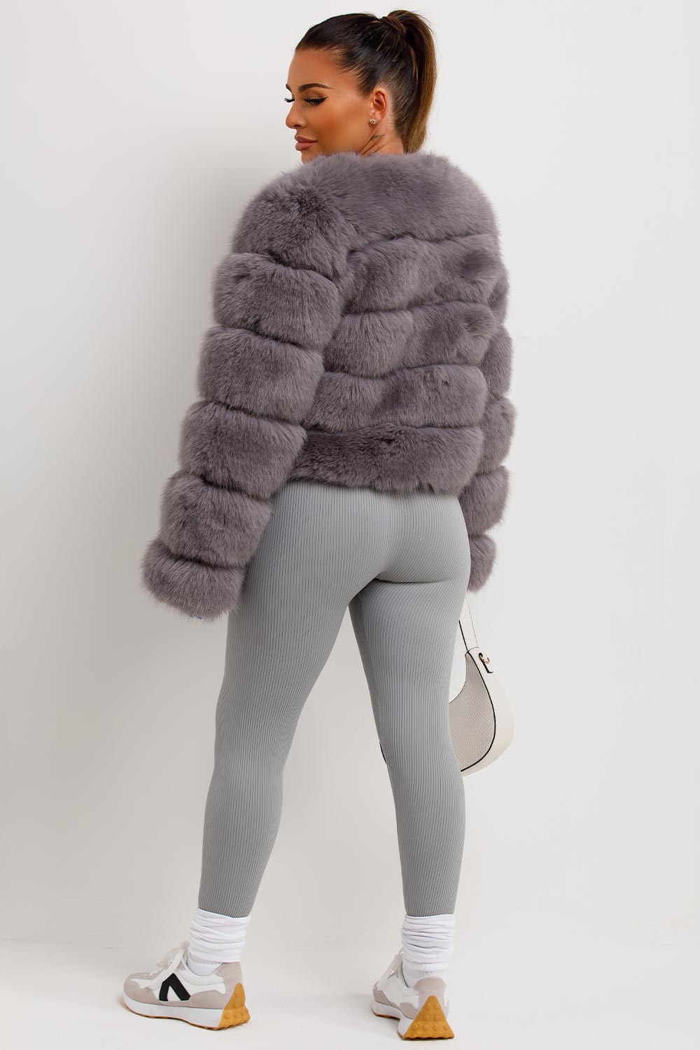 Faux-Fur Bubble Coat