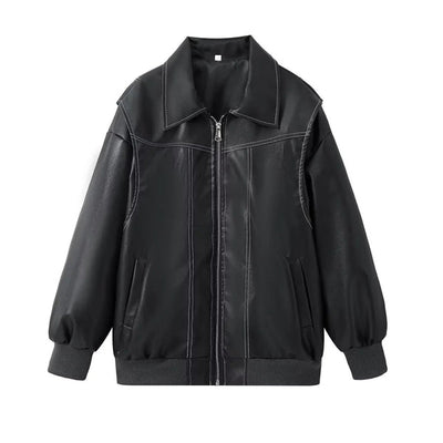 Oversize Leather Jacket