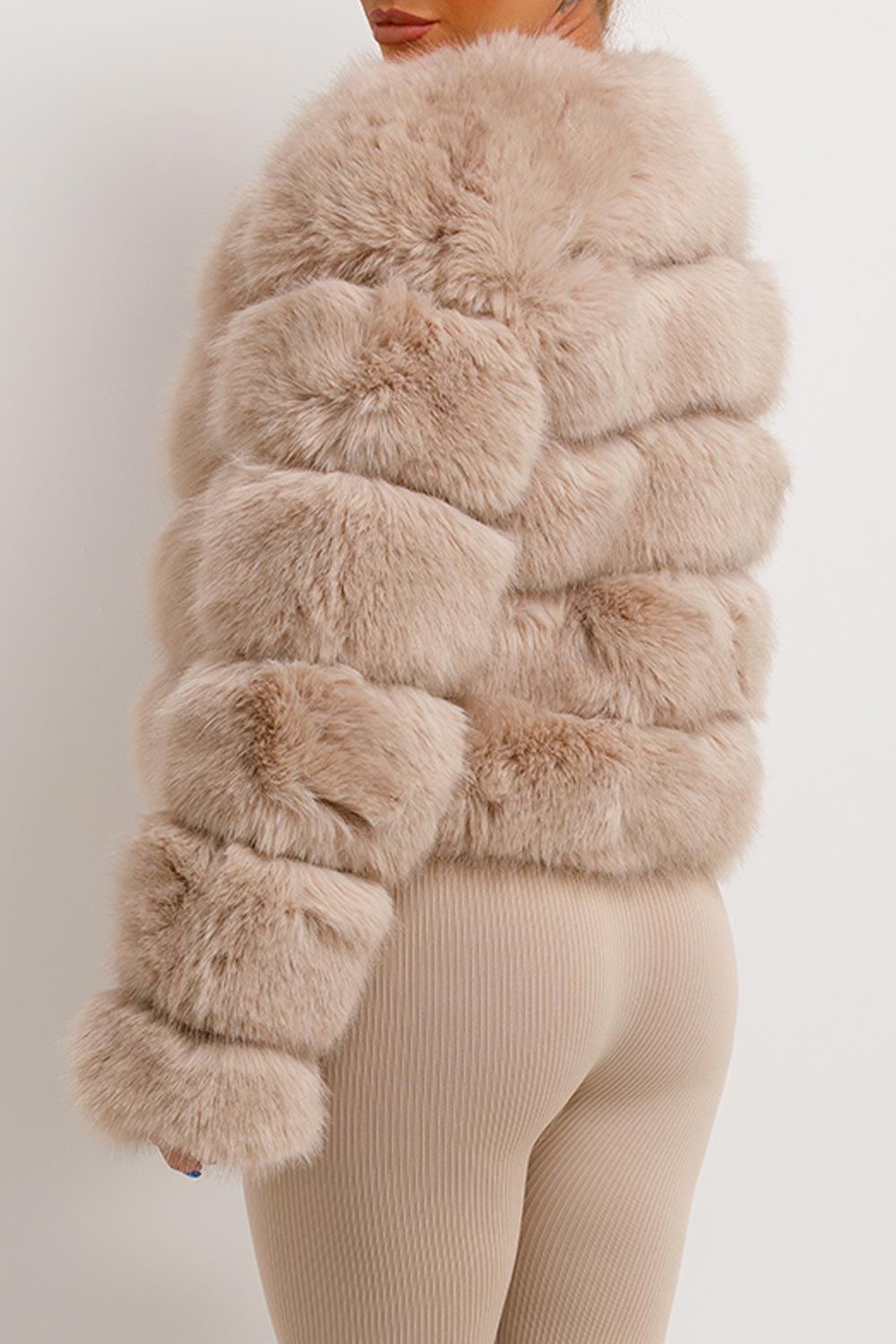 Faux-Fur Bubble Coat