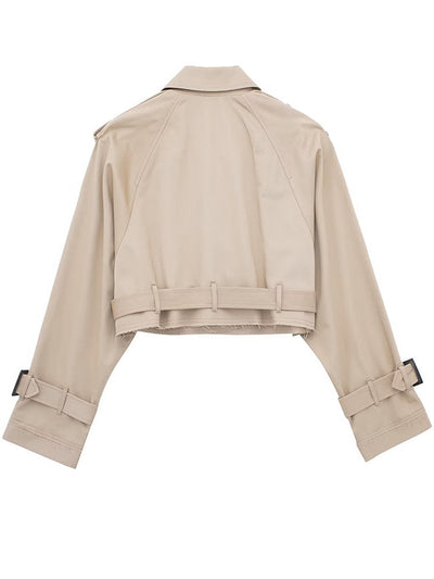 Cropped Trench Coat