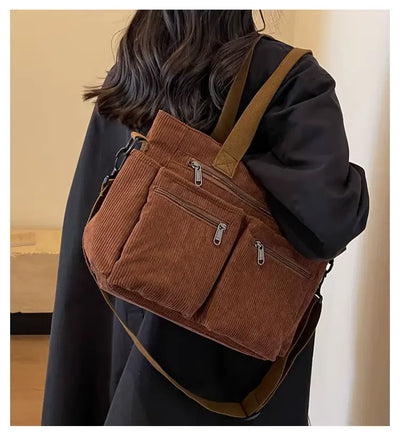 Corduroy Tote Bag